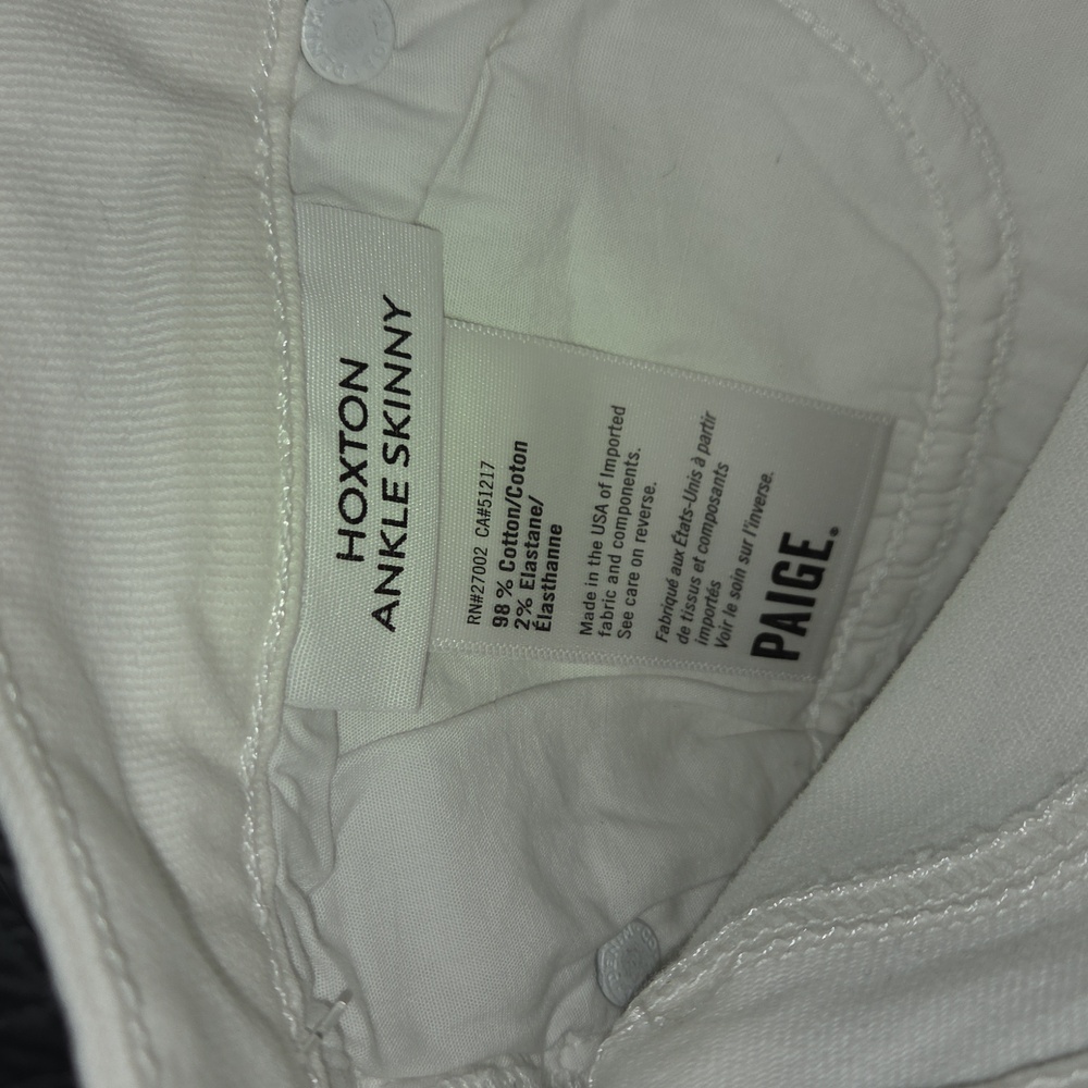 NWT Paige Hoxton Ankle Skinny Jeans - Picture 5 of 5